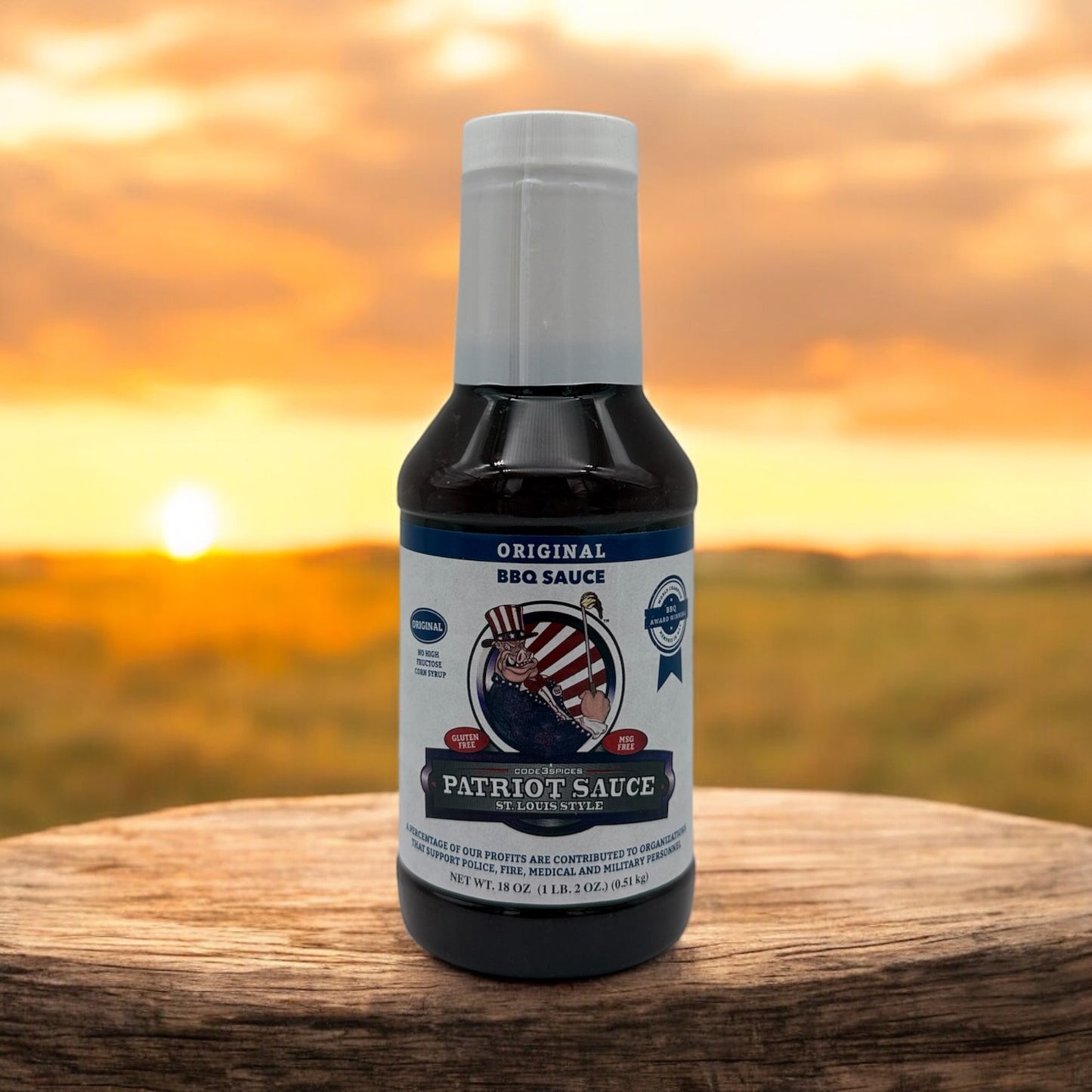 Code 3 Spices - Patriot Sauce Original BBQ Sauce 18oz